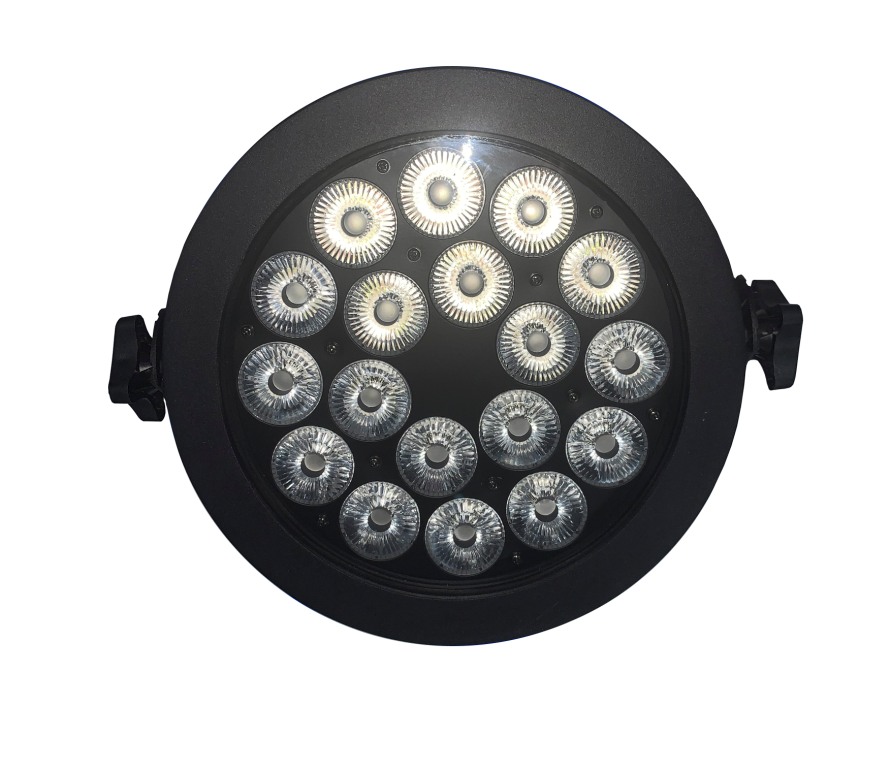 Par Light Outdoor:18x15W RGBWA-UV 6-in-1, IP65, PowerCon